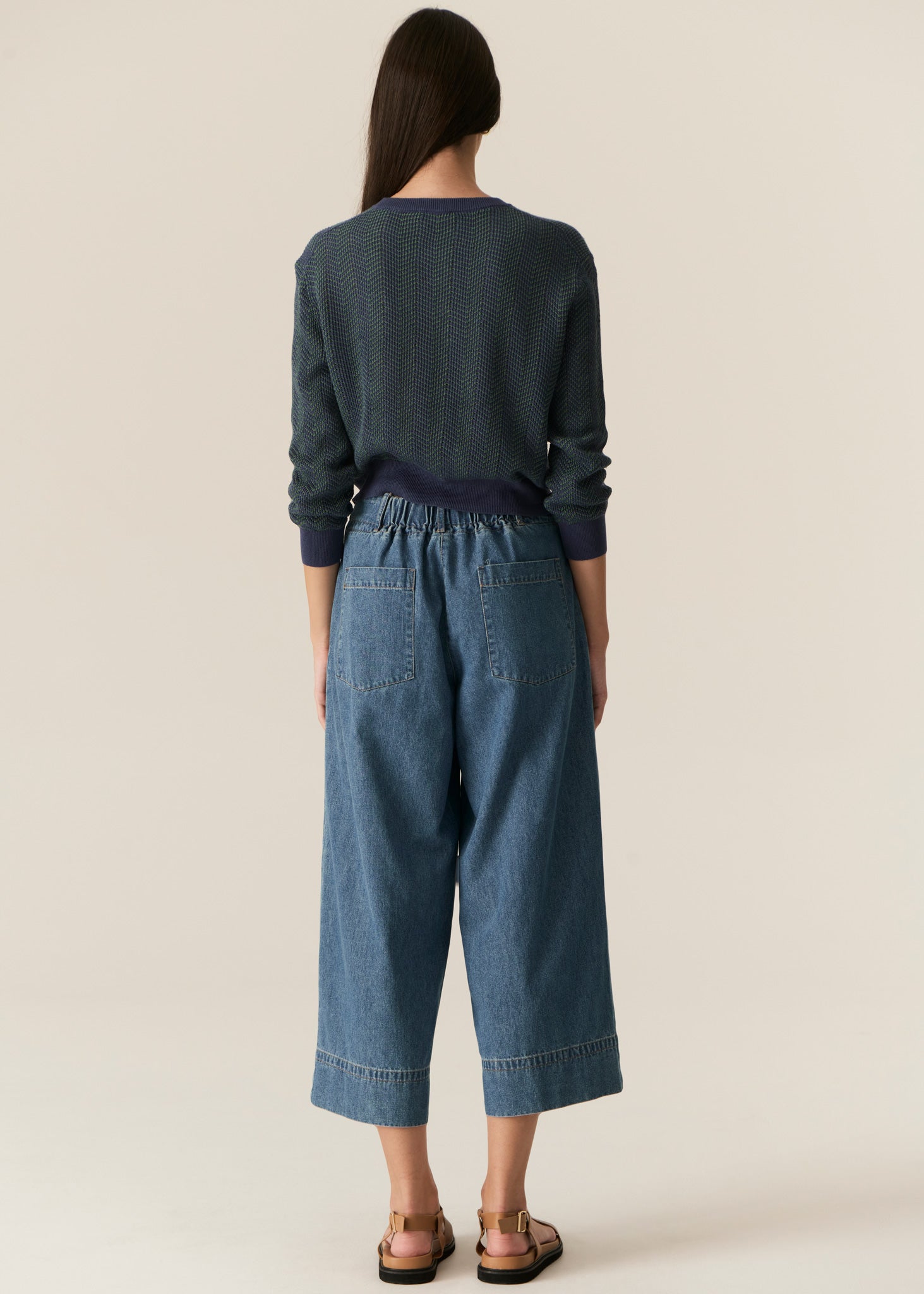 Pol Carsen Crop Pant - Light Wash