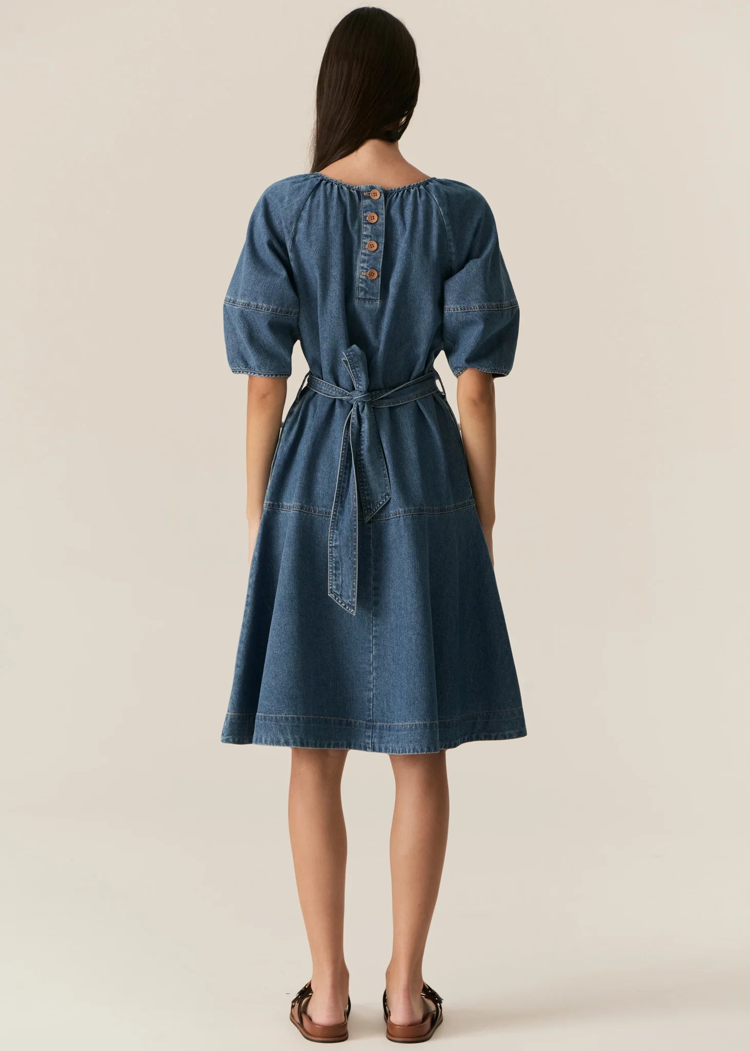 Pol Carsen Dress - Light Denim