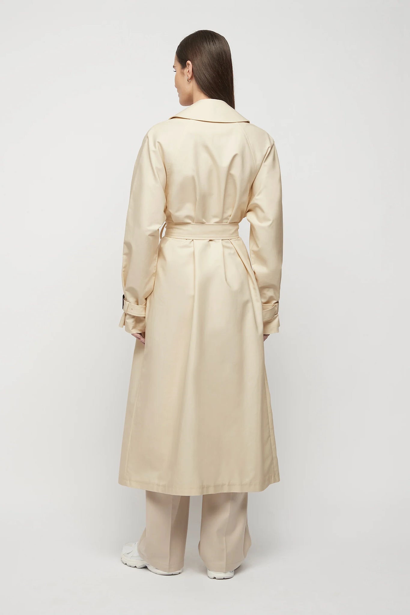 Friend of Audrey Browne Oversized Trench Coat - Bone