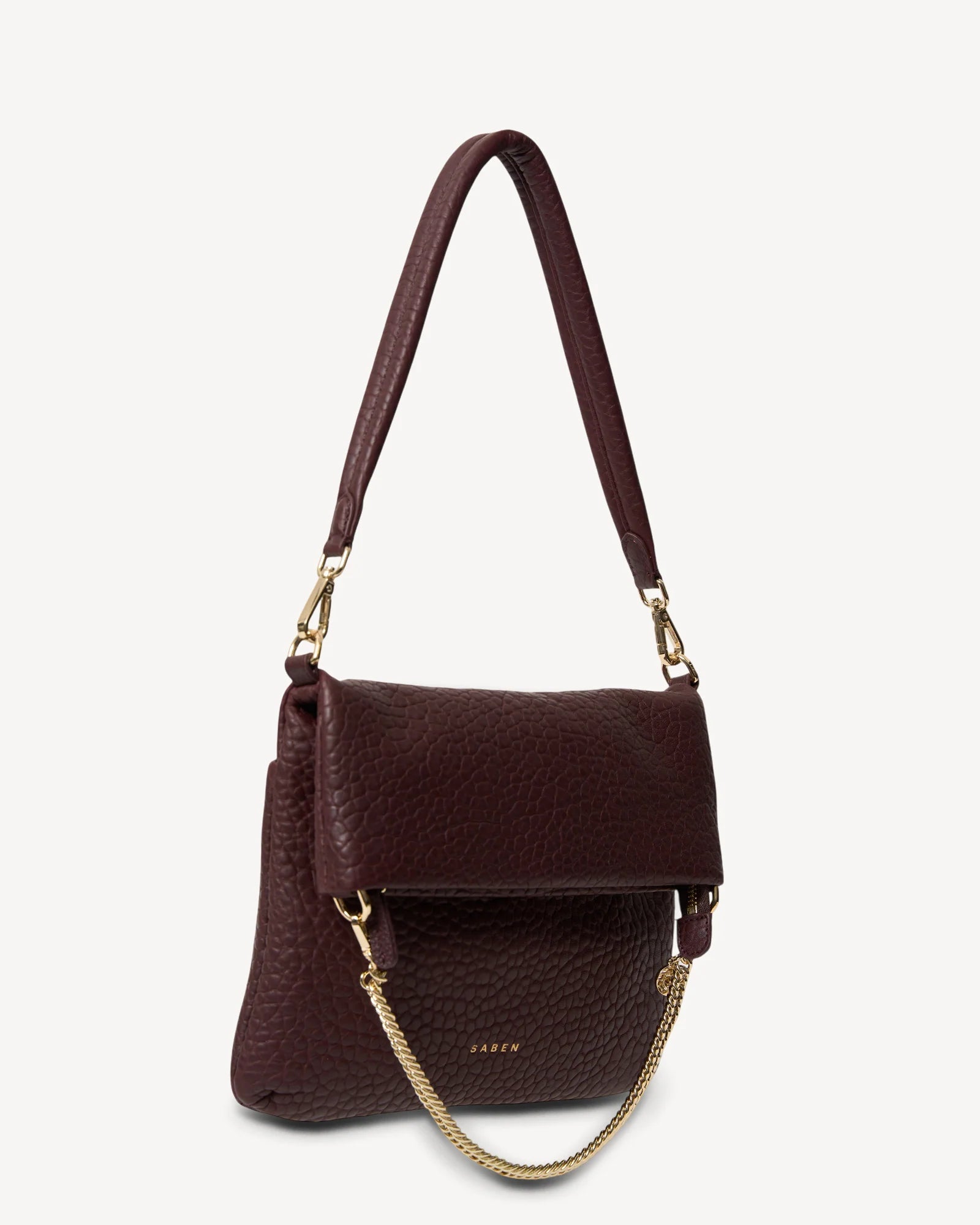 Saben Daria Shoulder Bag - Merlot Bubble