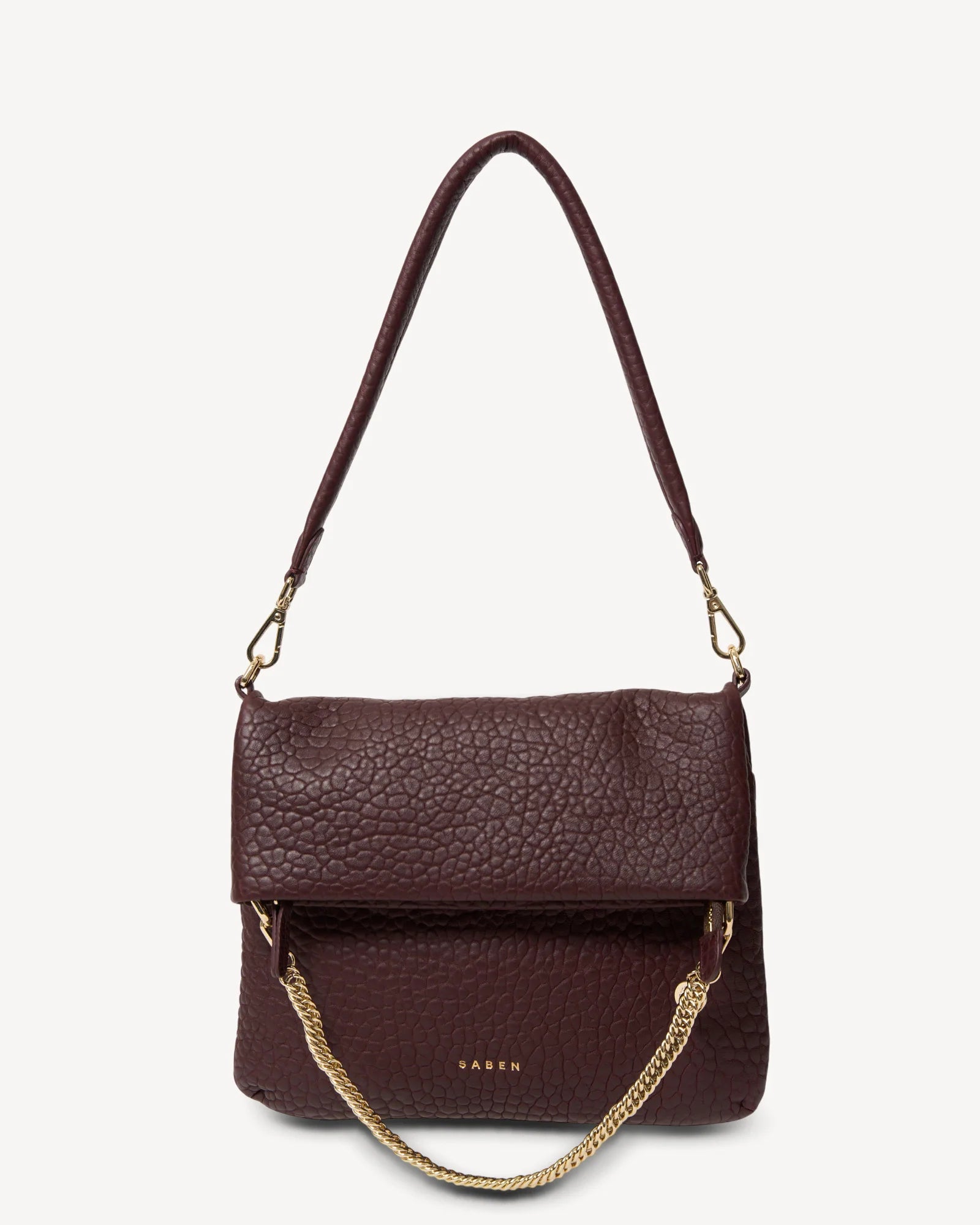 Saben Daria Shoulder Bag - Merlot Bubble