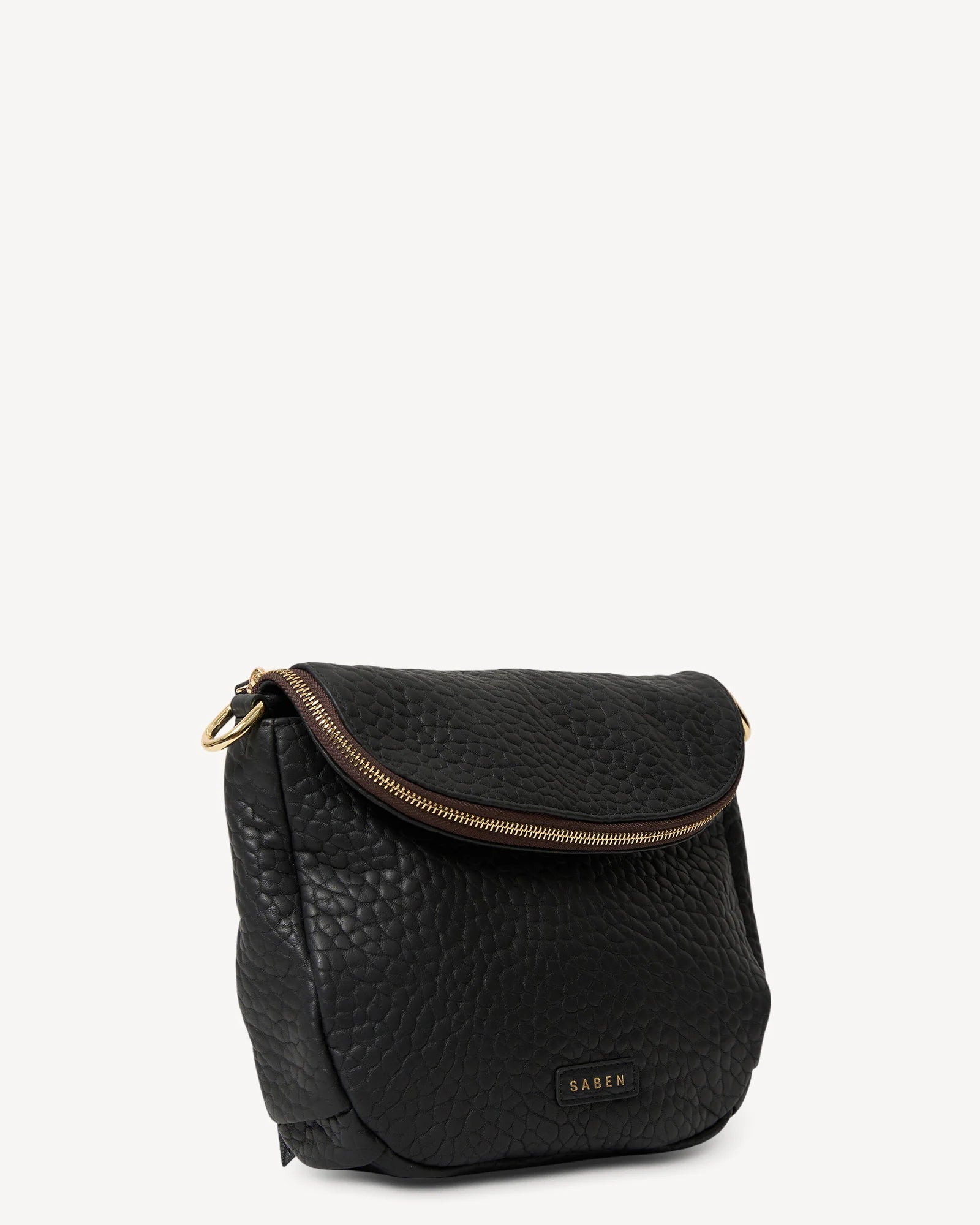 Saben Fifi Crossbody Bag - Black Bubble