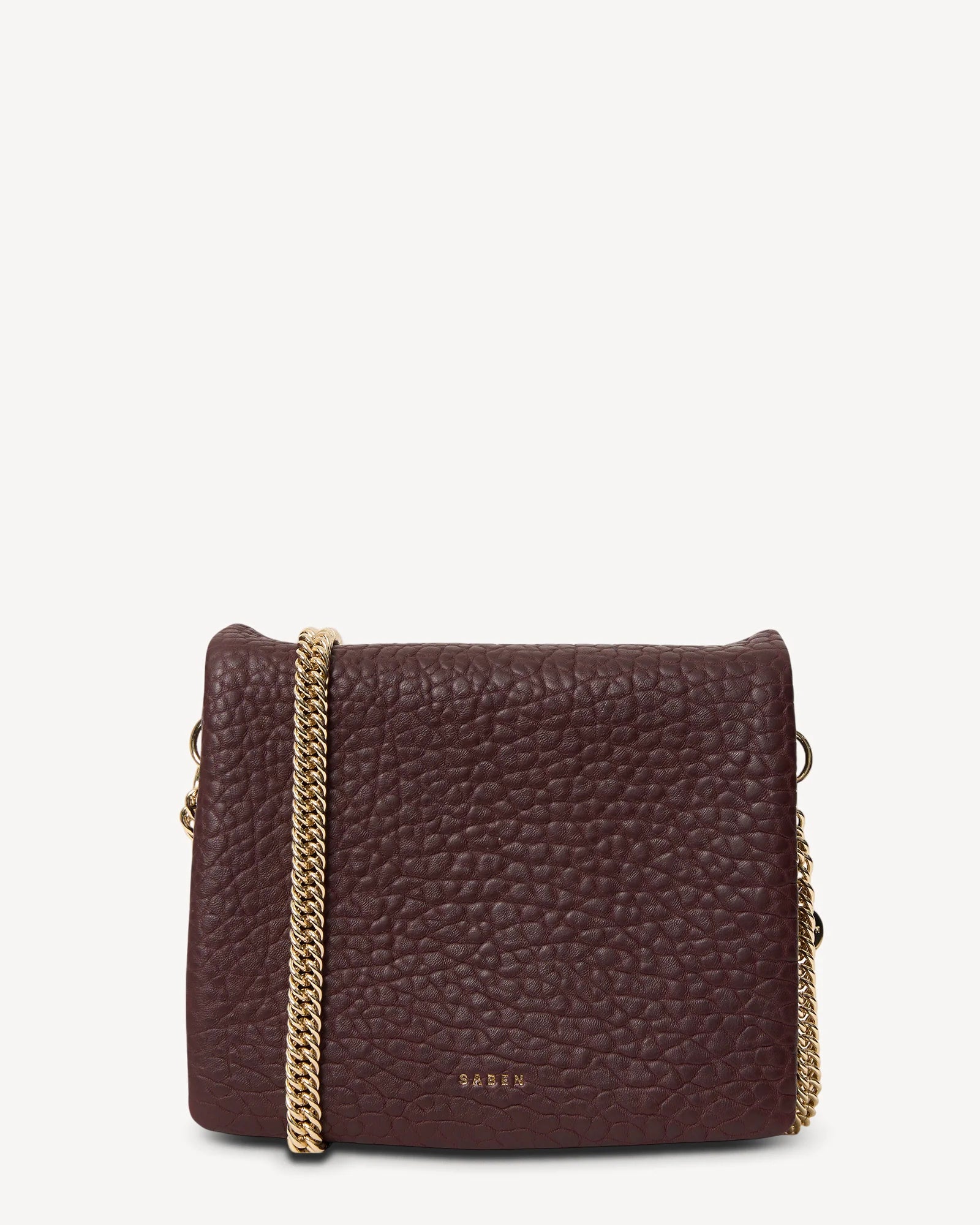 Saben Fox Crossbody Bag - Merlot Bubble