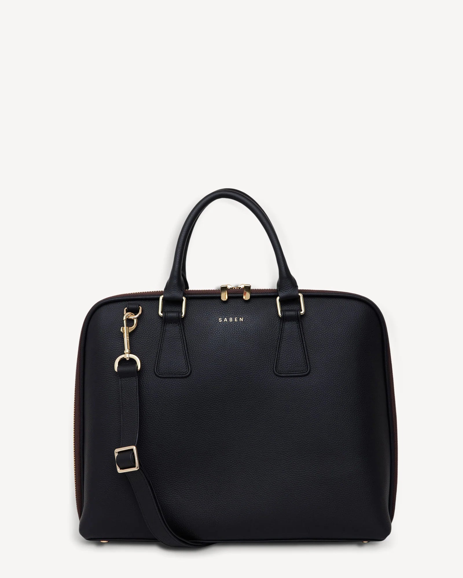 Saben Parker Briefcase - Black