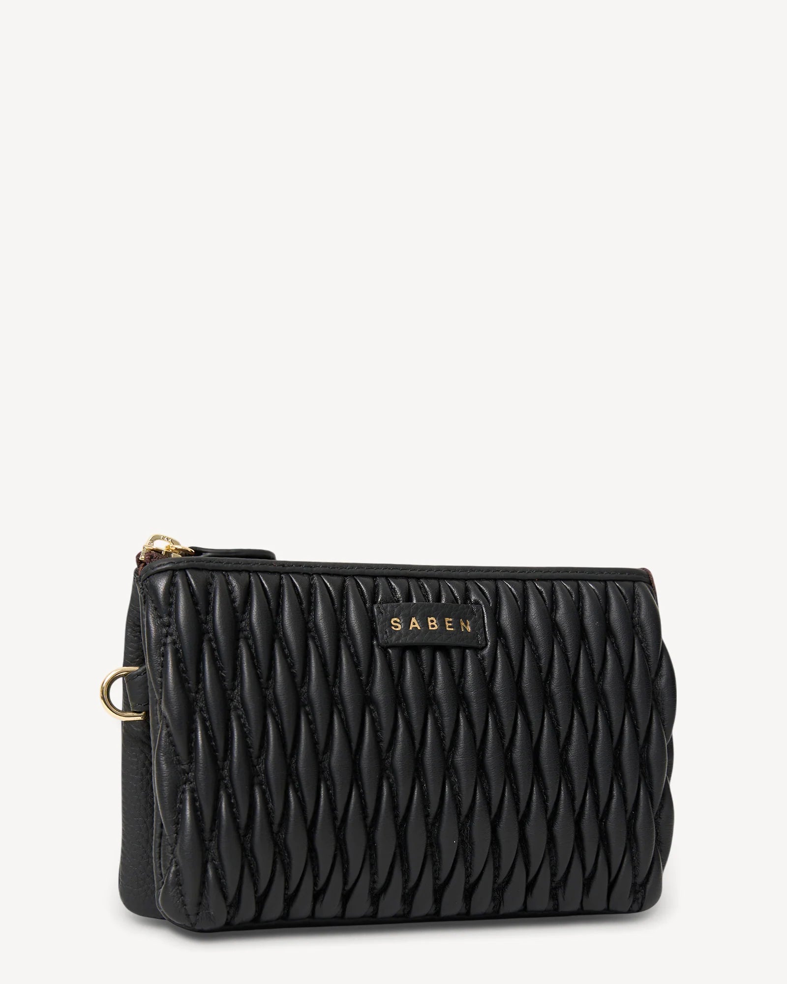 Saben Tilly Crossbody - Black Diamond Quilt