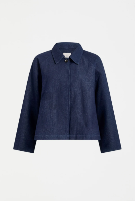 Elk Decla Denim Jacket - Dark Blue Wash
