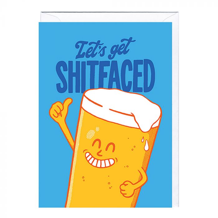 Jolly Awesome Card - Let's Get Shitfaced