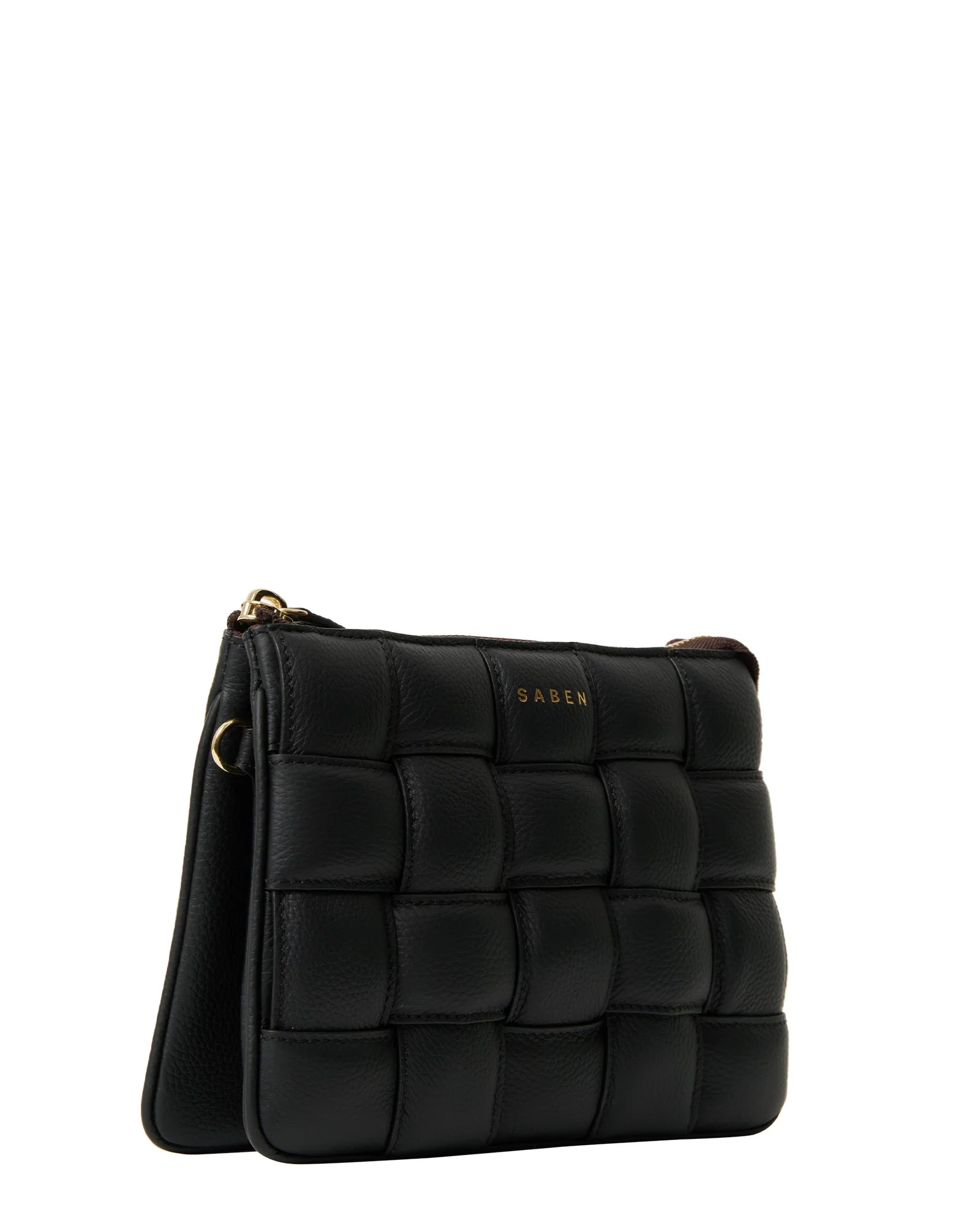 Saben Tilly's Big Sis Crossbody - Black Woven