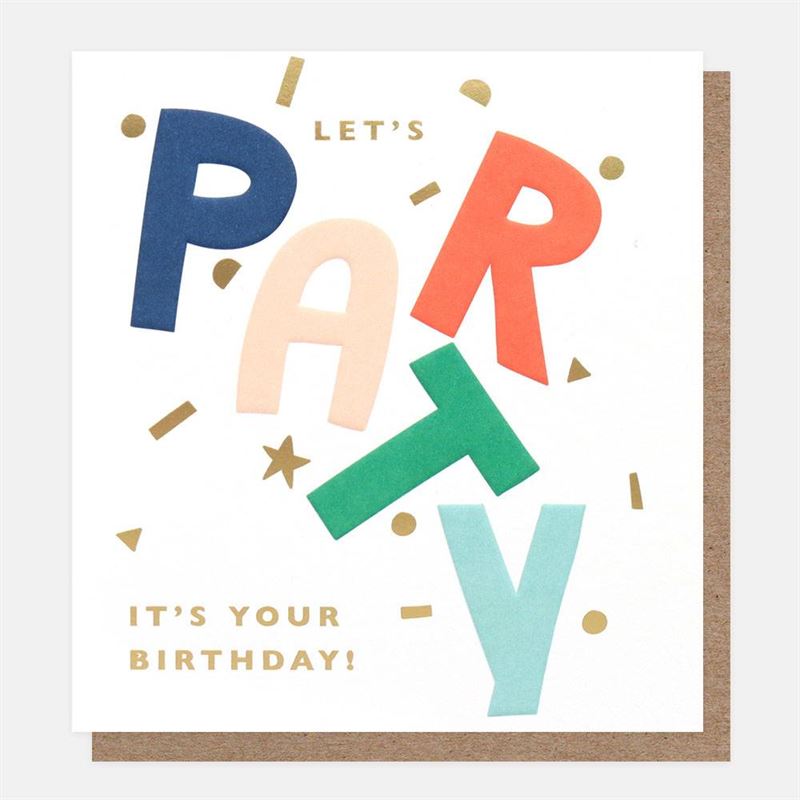 *Card -  Caroline Gardner - Let's Party