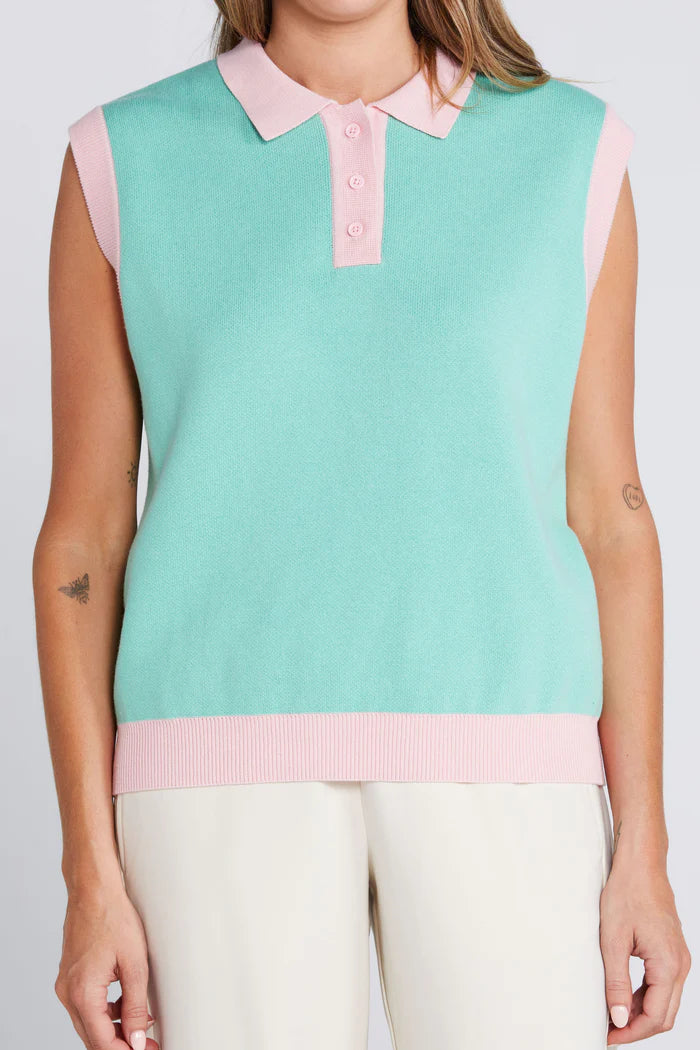 Thing Thing Fairway Polo - Soft Sage