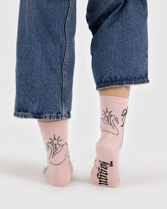 Baggu Crew Sock - Ballet Icons