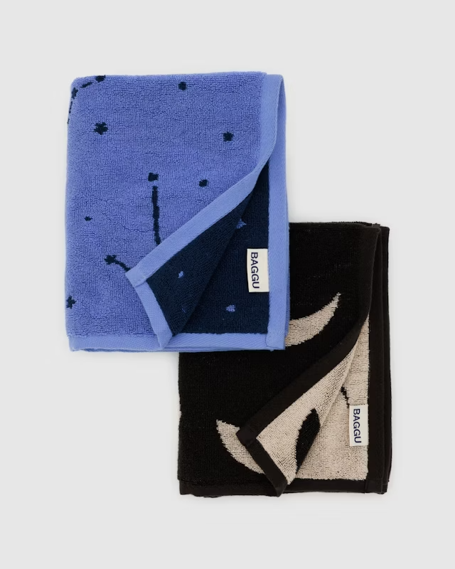 Baggu Hand Towel Set of 2 - Night Sky