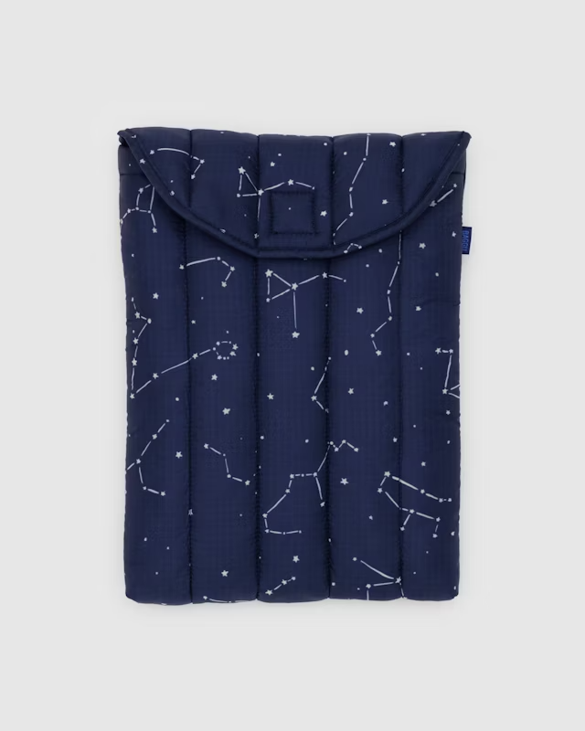 Baggu Puffy Laptop Sleeve 13"/14" - Constellation Midnight