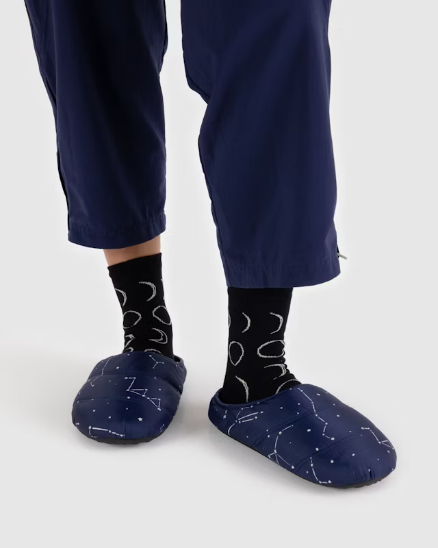 Baggu Puffy Slippers - Constellation Midnight