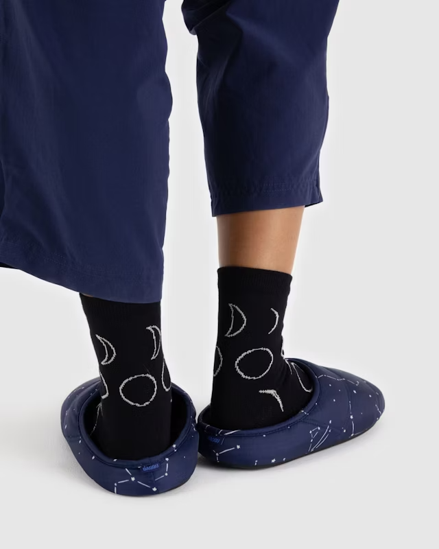 Baggu Puffy Slippers - Constellation Midnight