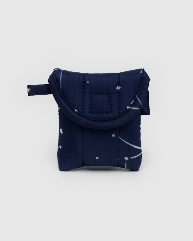 Baggu Puffy Earbuds Case - Constellation Midnight