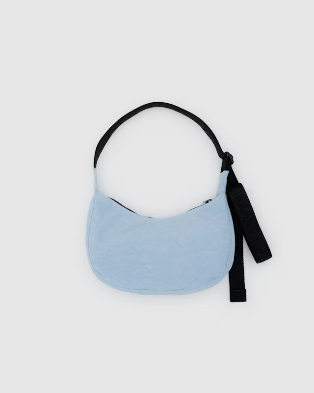 Baggu Small Nylon Crescent Bag - Embroidered Ballet Icons