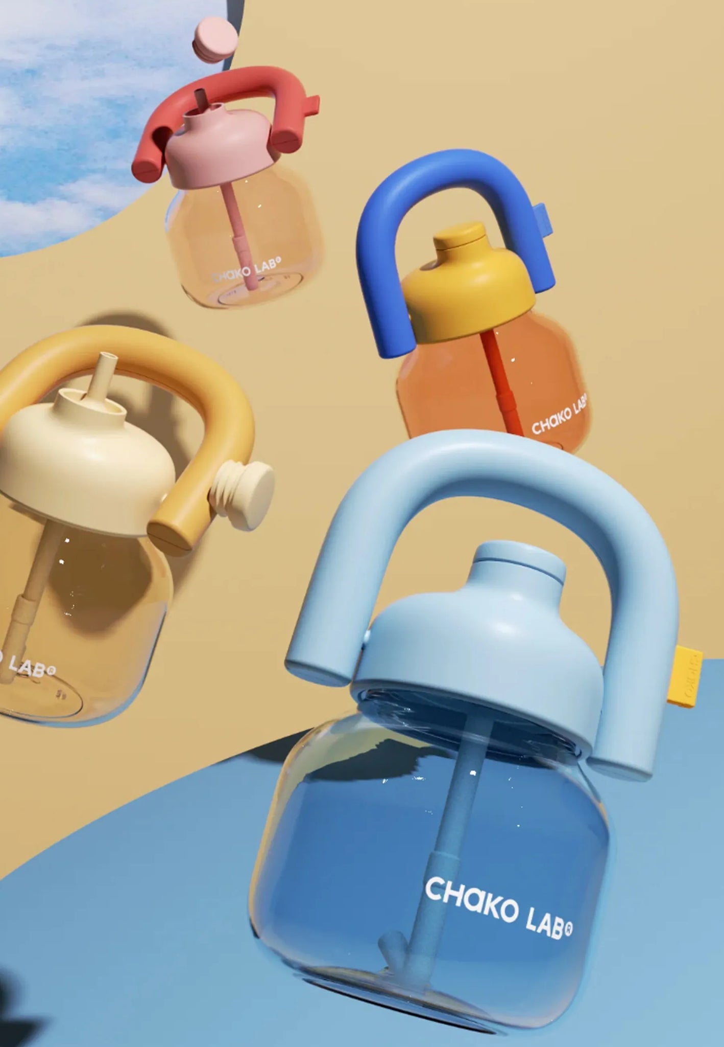 Chako Lab LINLIN KETTLE Plastic - Blue – Wanda Harland