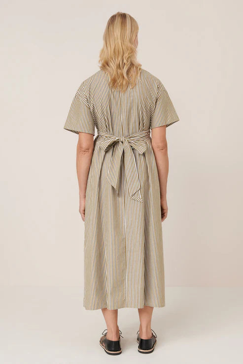 Kowtow Composer Dress - Treetop Stripe
