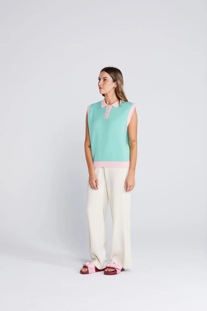 Thing Thing Fairway Polo - Soft Sage