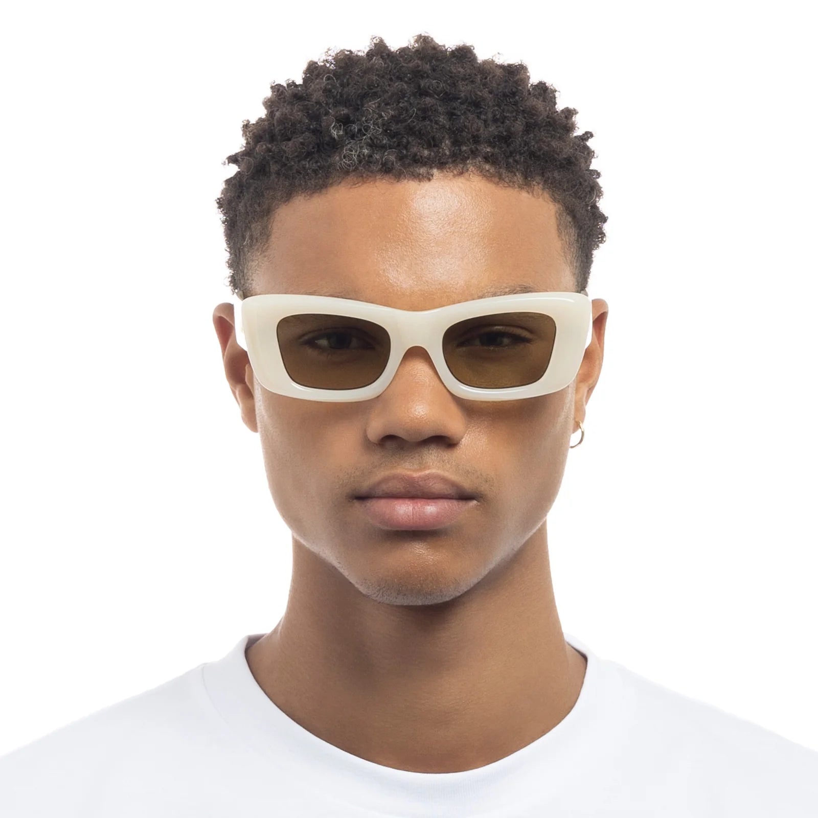 Le Specs Sunglasses Dopamine - Milky Almond