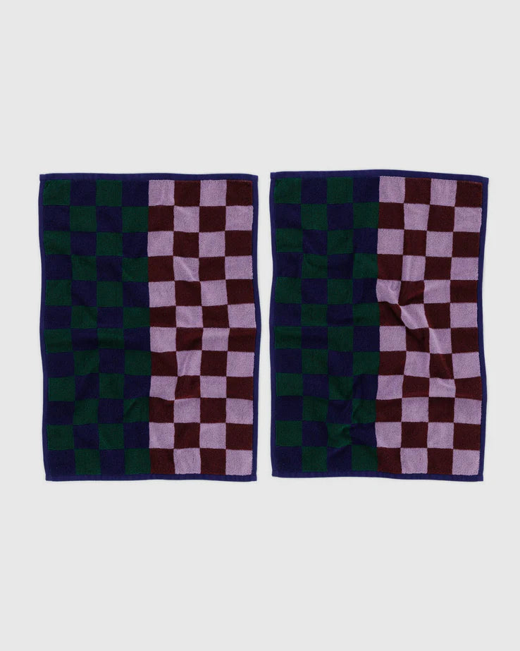 Baggu Hand Towel Set of 2 - Jewel Checks