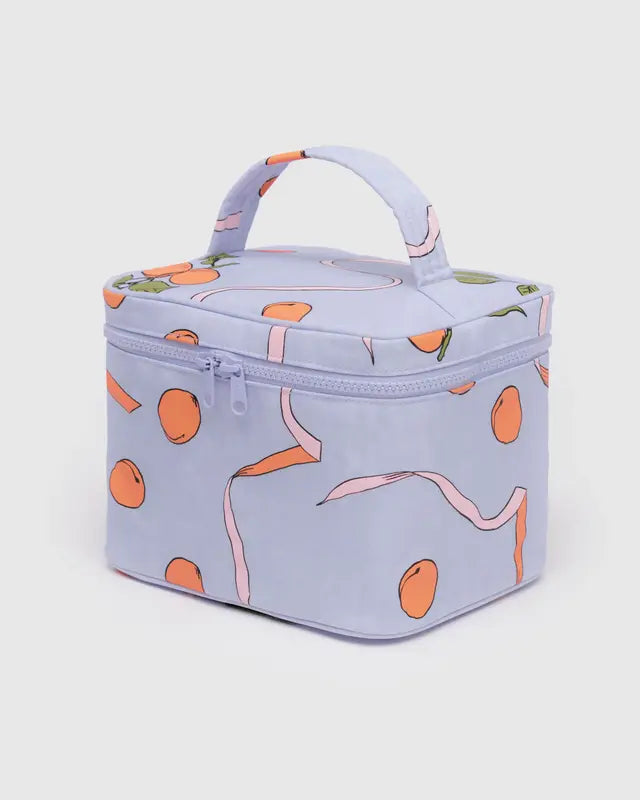 Baggu Large Cosmetic Case - Apricots and Ribbons