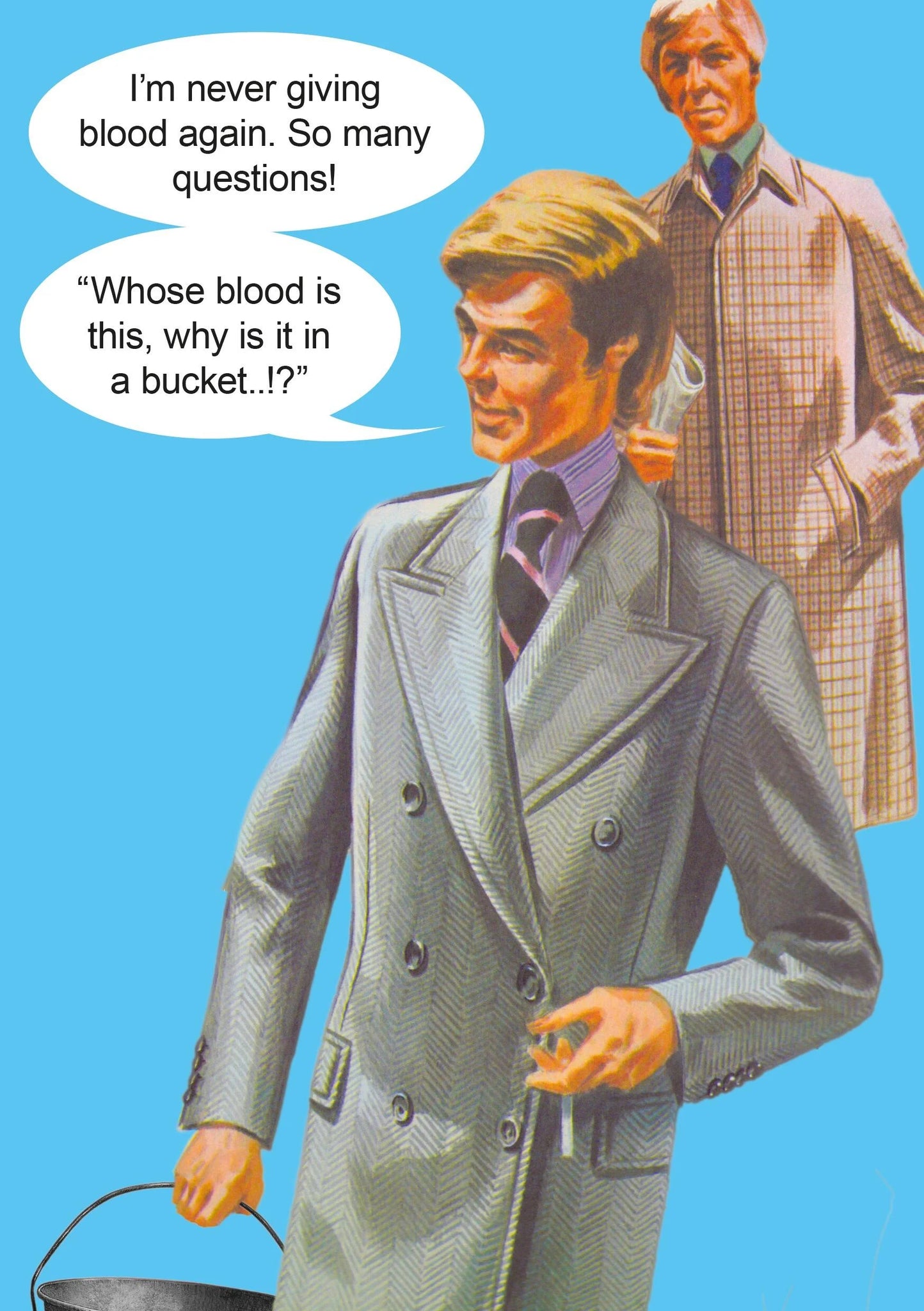 *Card - Kiss Me Kwik - Blood Bucket