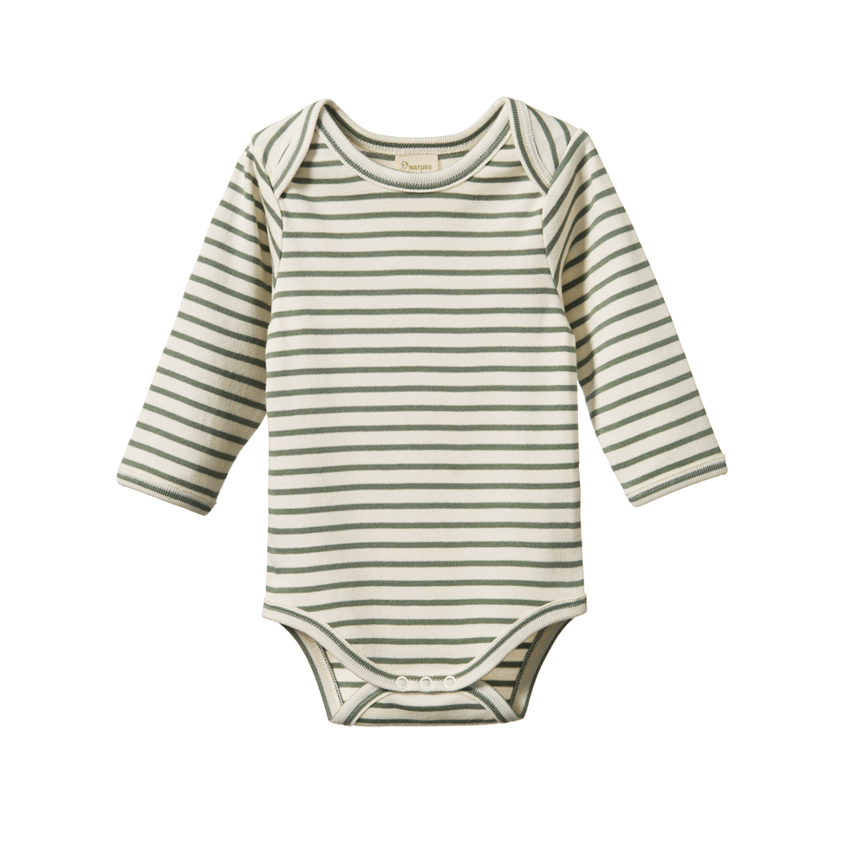 Nature Baby L/S Bodysuit - Nettle Sailor Stripe