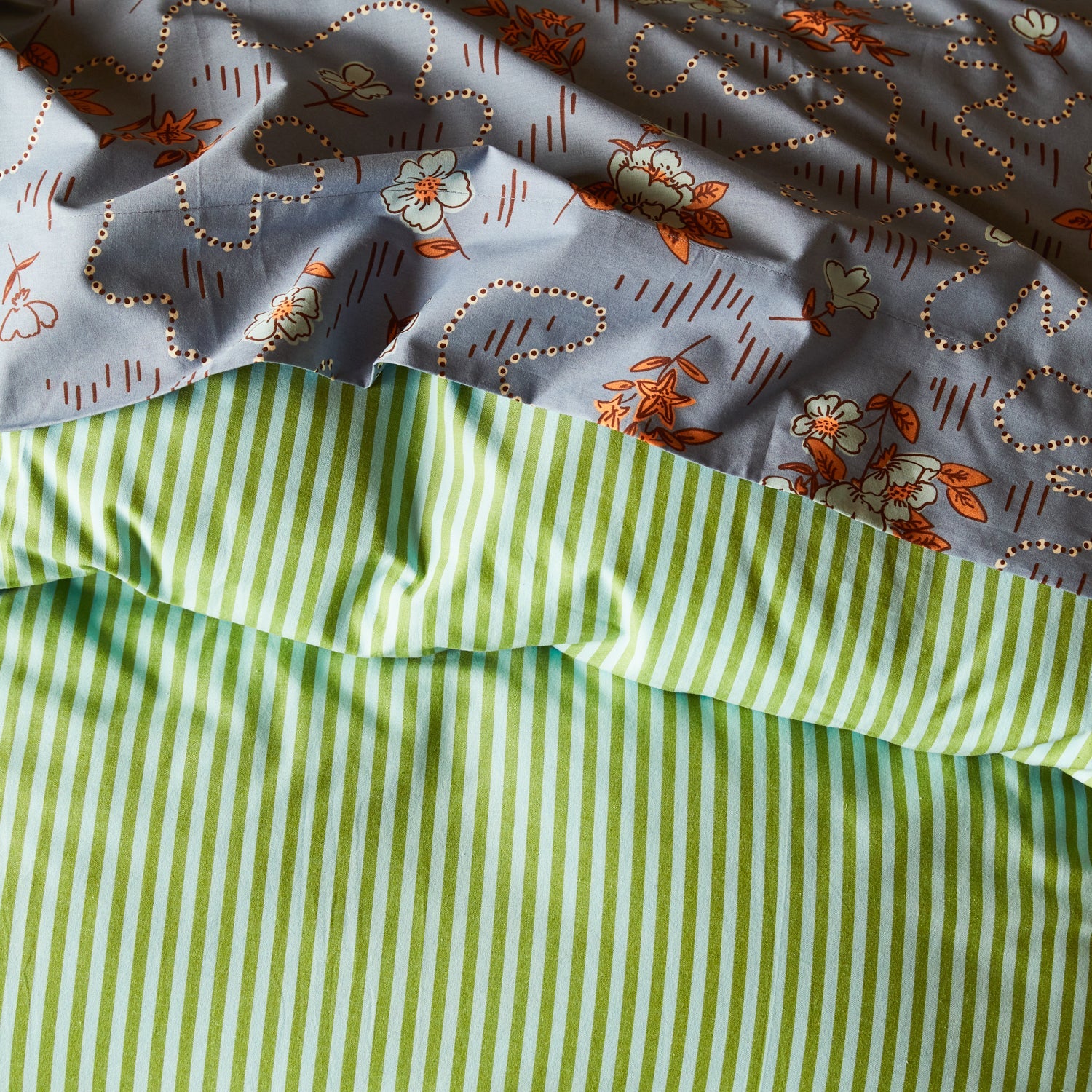 Sage x Clare Bundi Cotton Quilt Cover - Palm KING SIZE