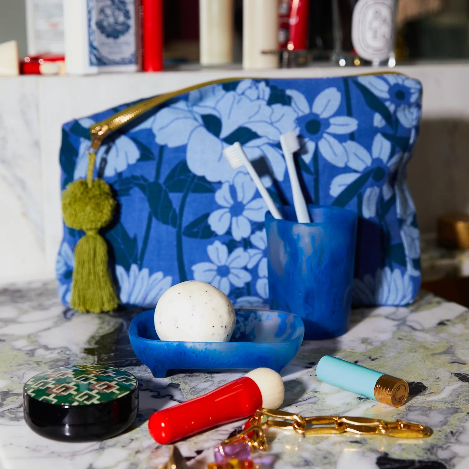 Sage x Clare Cosmetic Bag - Bernanda