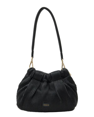 Saben Alexis Shoulder Bag - Black Pleat