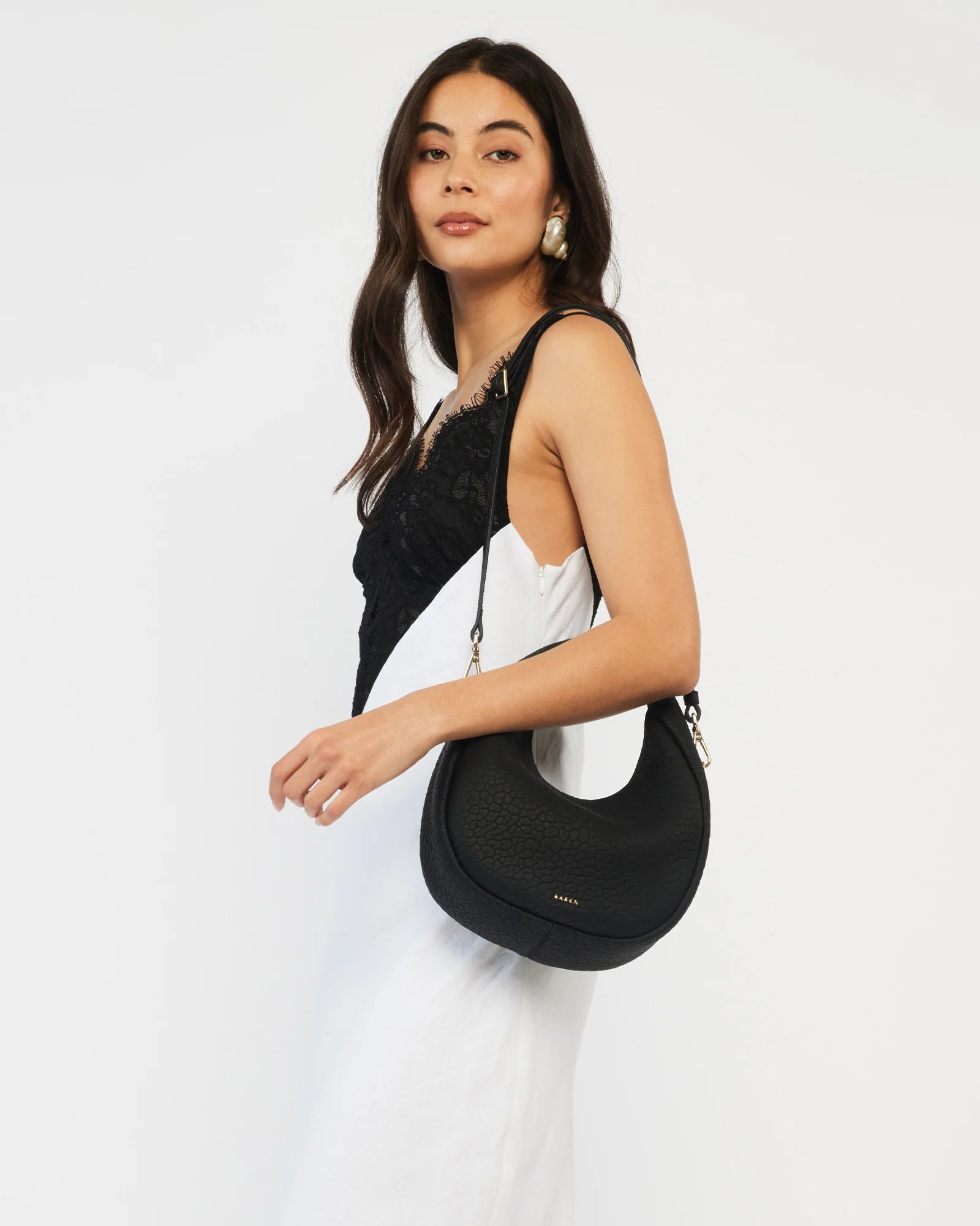 Saben Halle Mini Bag - Black Bubble