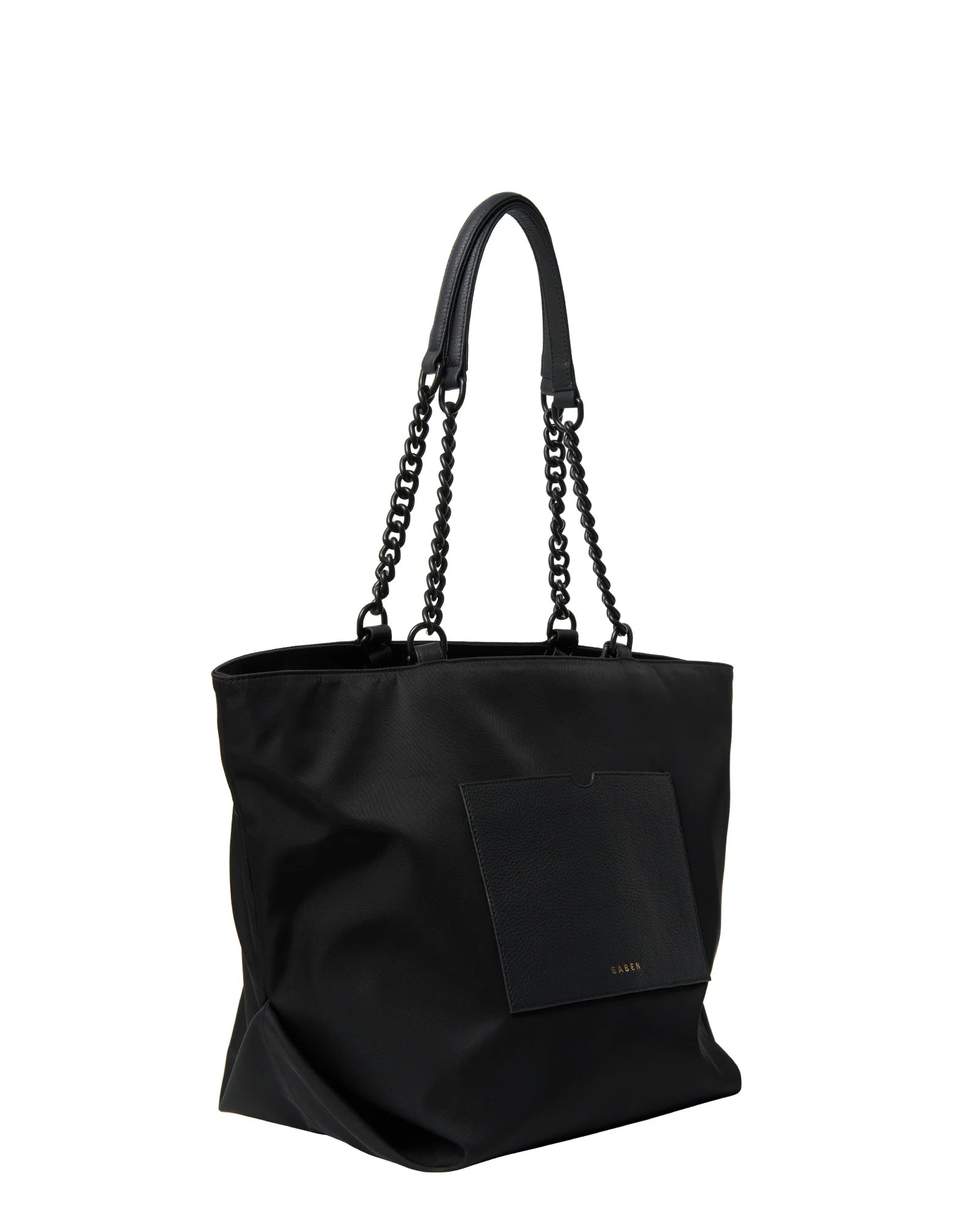 Saben Porto Tote - Black Recycled Nylon