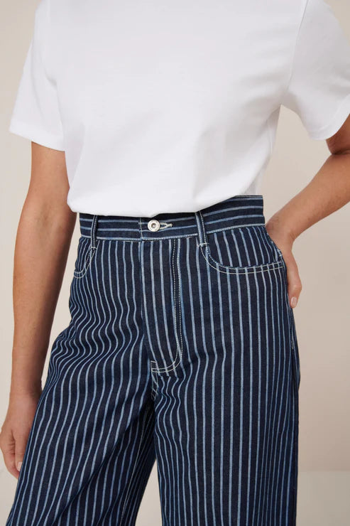 Kowtow Sailor Jean - Chalk Stripe