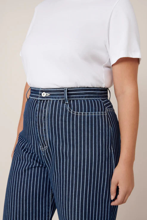 Kowtow Sailor Jean - Chalk Stripe