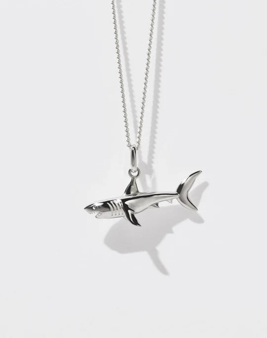 MeadowLark - Shark Charm Necklace SS