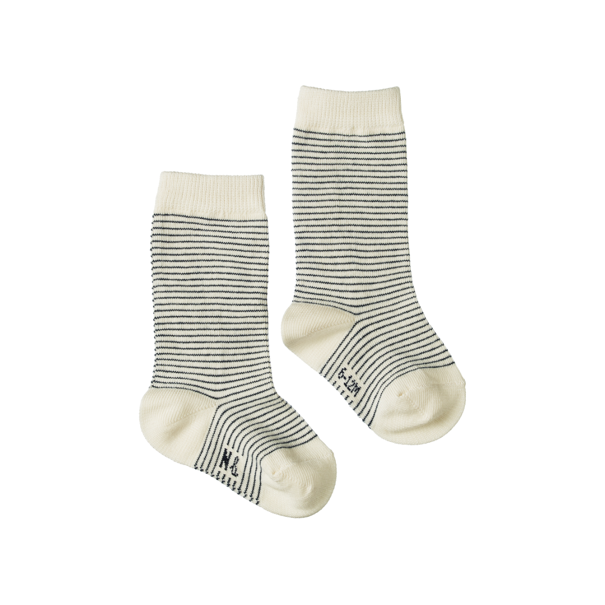 Nature Baby Cotton Socks - Navy Stripe