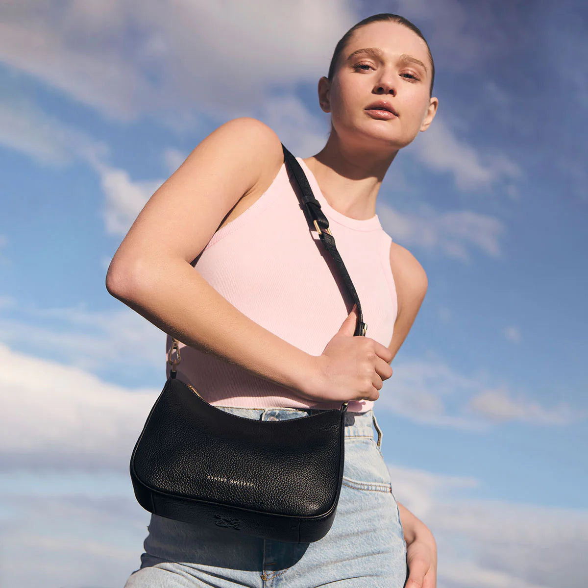 Status Anxiety Bag - Look Both Ways - Black/Brushed Gold