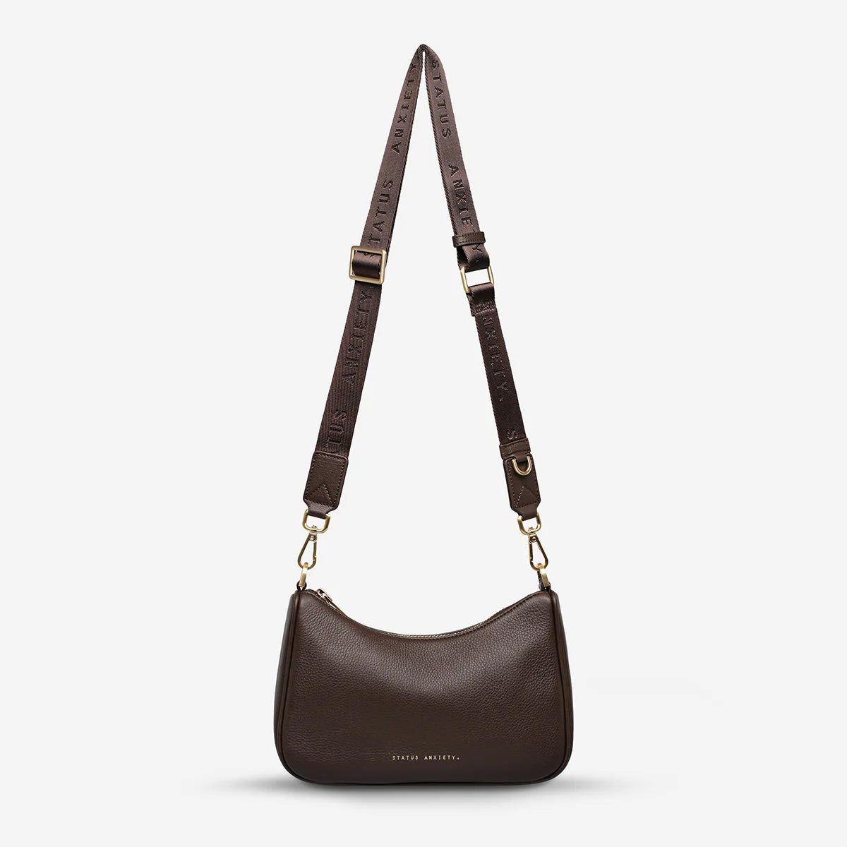 Status Anxiety Bag - Look Both Ways - Cocoa/Brushed Gold