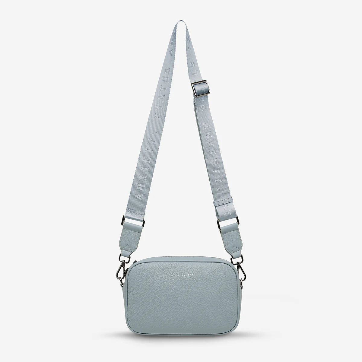 Status Anxiety Bag - Plunder with Webbed Strap - Powder Blue