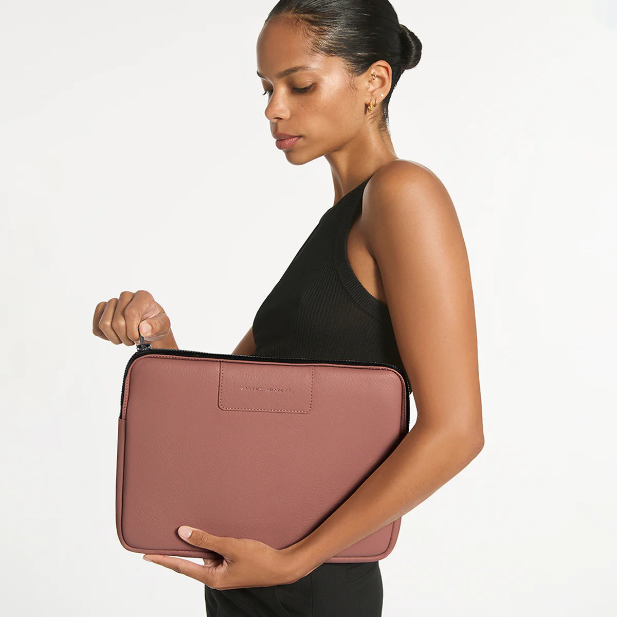 Status Anxiety Laptop Case - Before I Leave - Dusty Rose