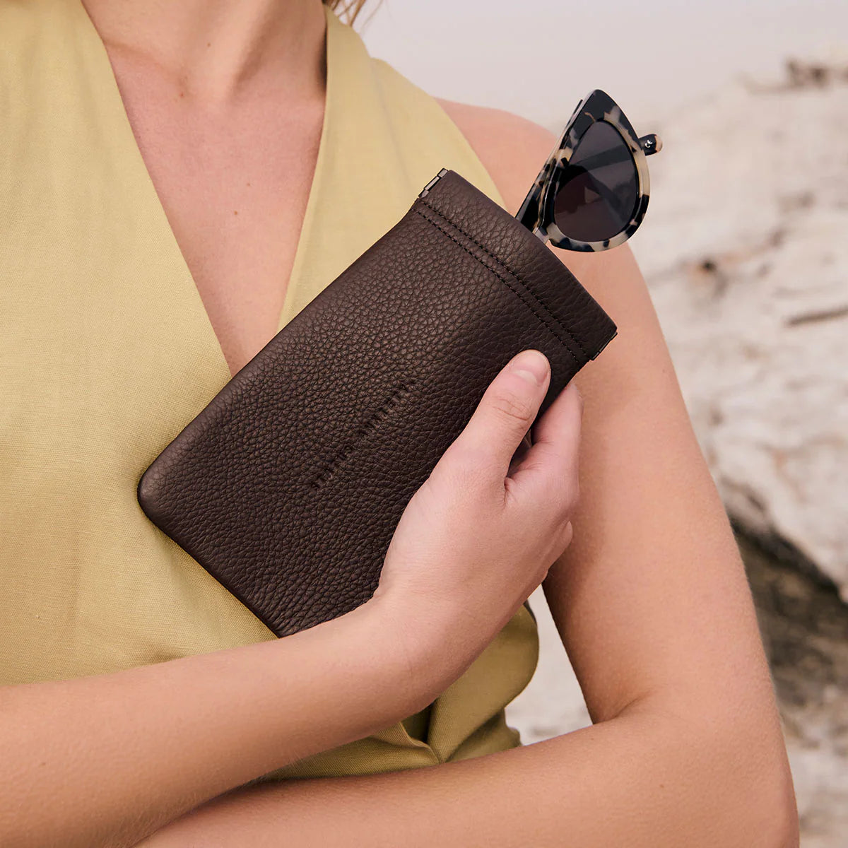 Status Anxiety Sunglasses Case - Keepsake  - Cocoa