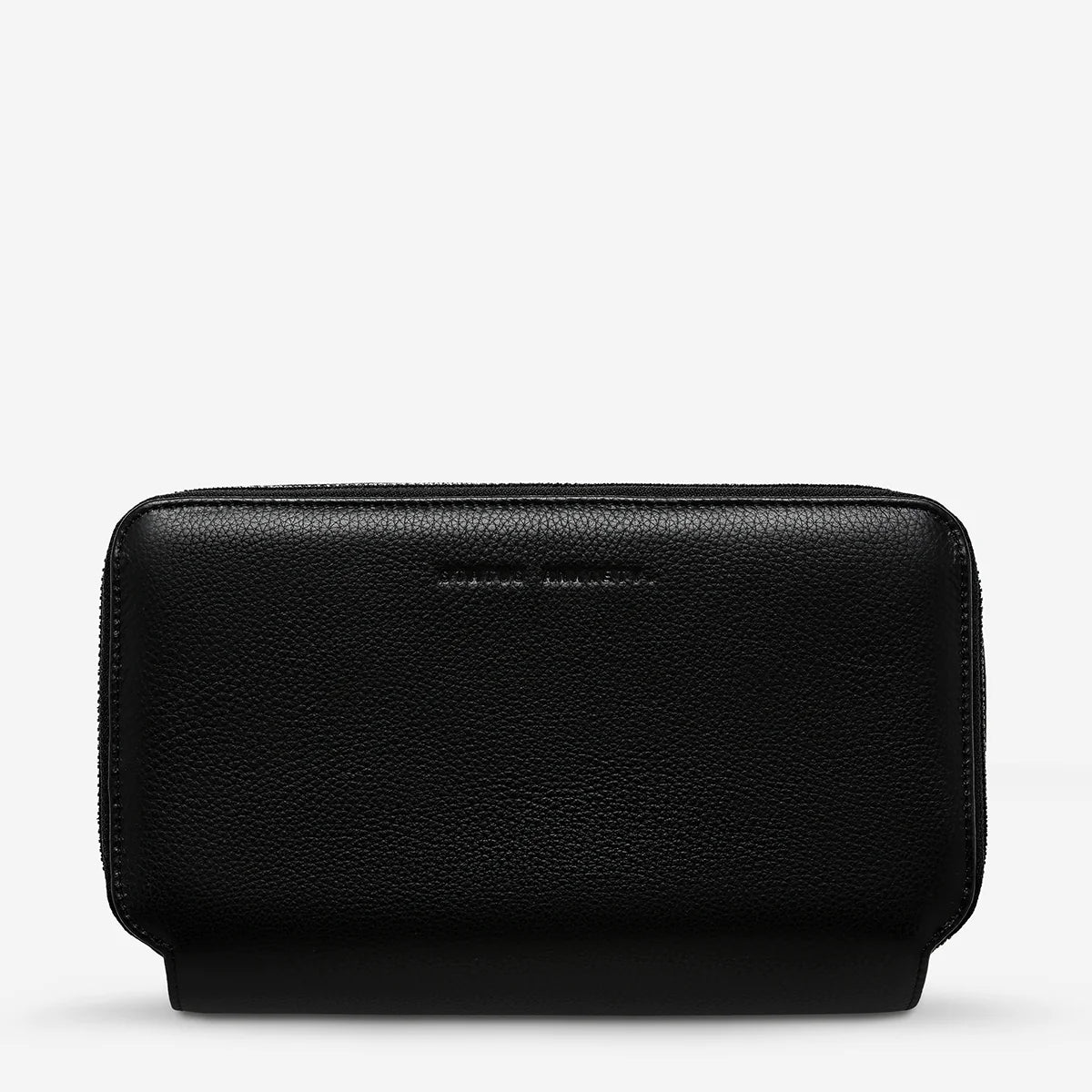 Status Anxiety Home Soon Leather Tech Case - Black