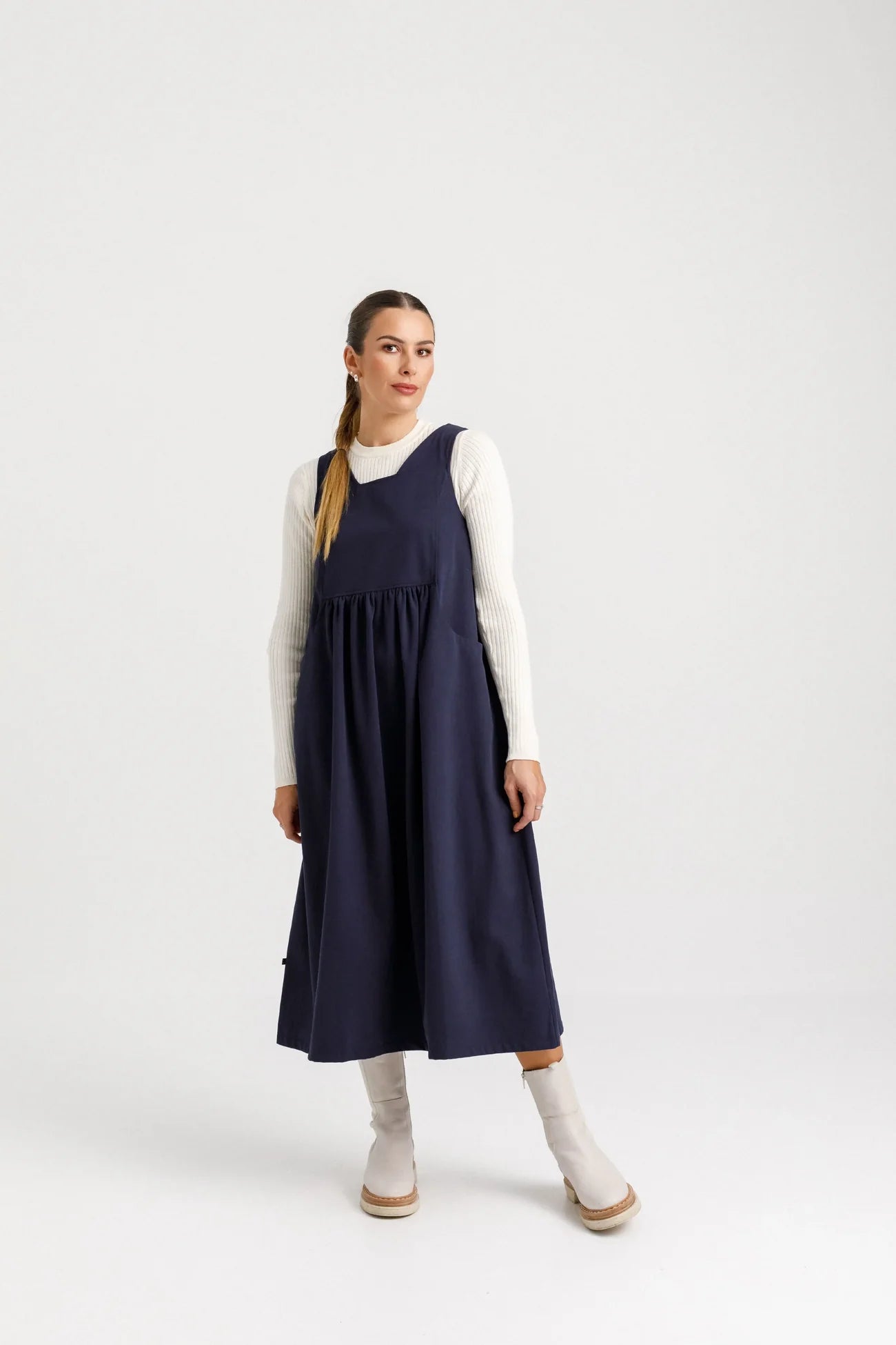 Thing Thing Easeful dress - Navy