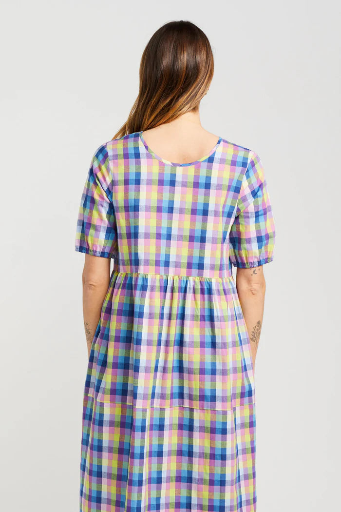 Thing Thing Tie Up Leah Dress - Summer Picnic