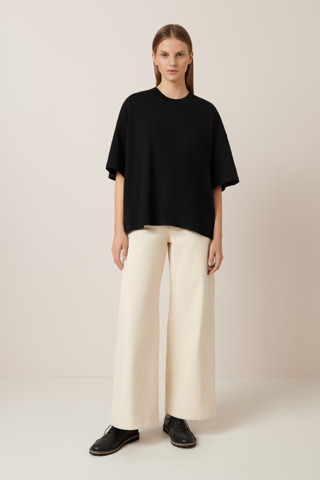 Kowtow Oversized Boxy Tee - Black