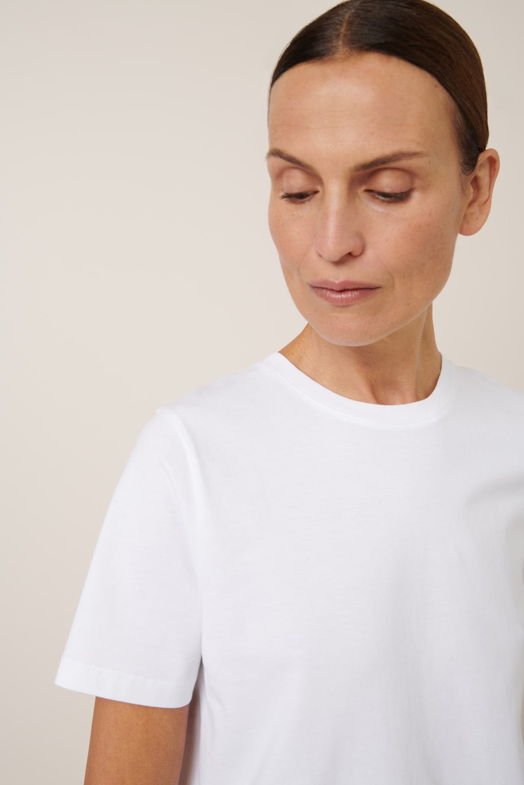 Kowtow Classic A-Line Tee White – Wanda Harland - Main Image