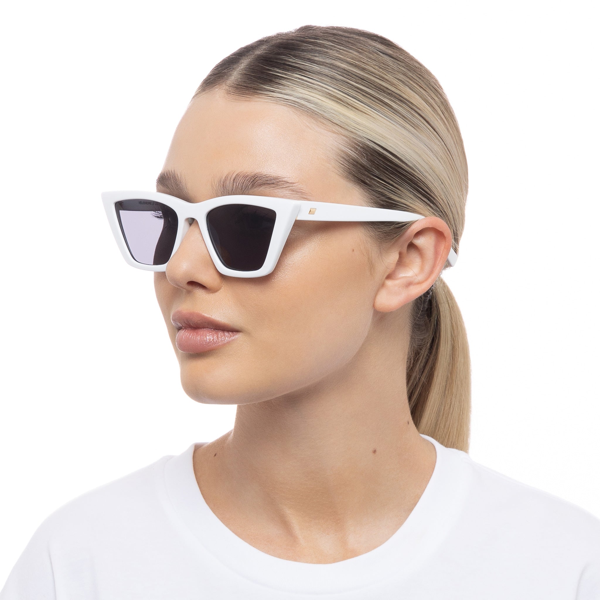 Le Specs Sunglasses Velodrome - White