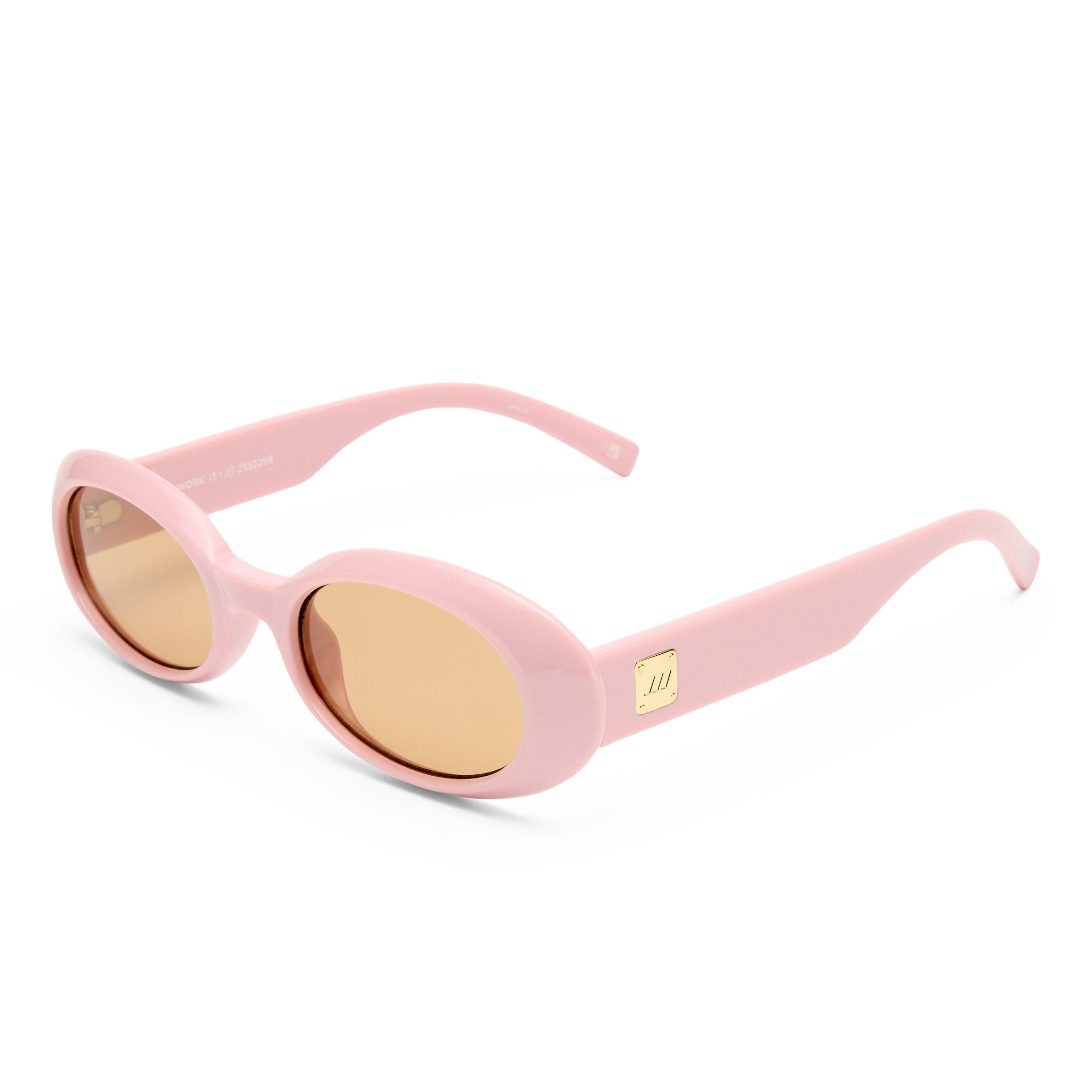 Le Specs Sunglasses Work It - Pink Putty